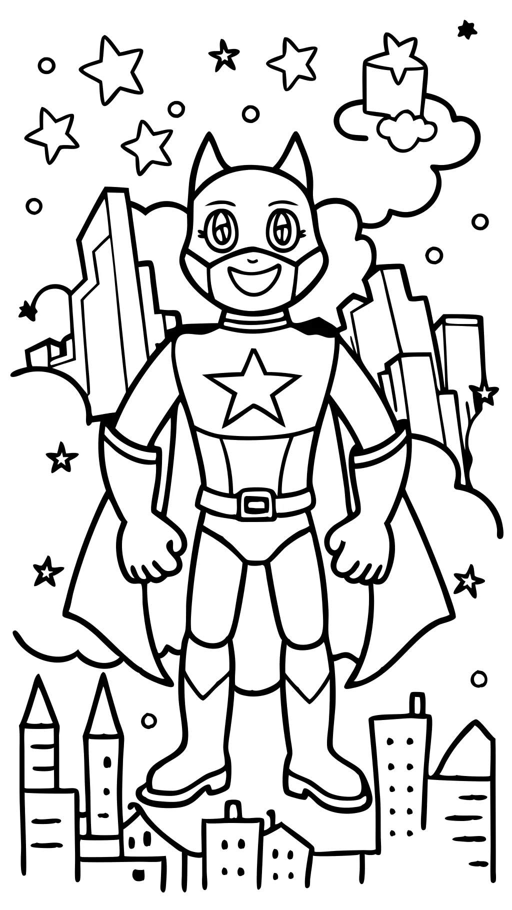 coloriages de super-héros gratuit